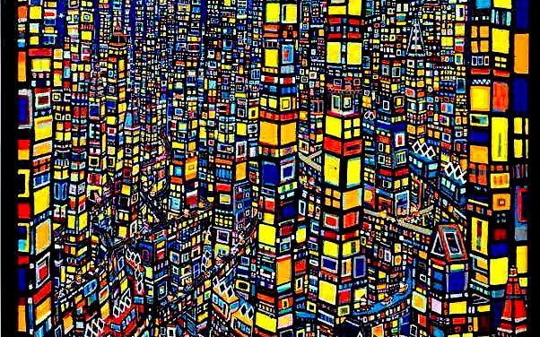 ON SALE | city | 130x97cm | oil x canvas #tagboat