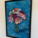 ON SALE | carnation | 72x50cm | oil x wood panel #tagboat