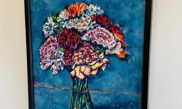ON SALE | carnation | 72x50cm | oil x wood panel #tagboat