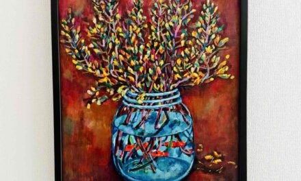 ON SALE | flowering cabbage | 45x38cm | oil x CANVAS BOARD #tagboat