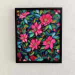 ON SALE | camellia | 45x38cm | oil x CANVAS BOARD #tagboat